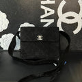 Chanel Black VeLouis Vuittonet Crossbody Bag SiLouis Vuittoner Hardware