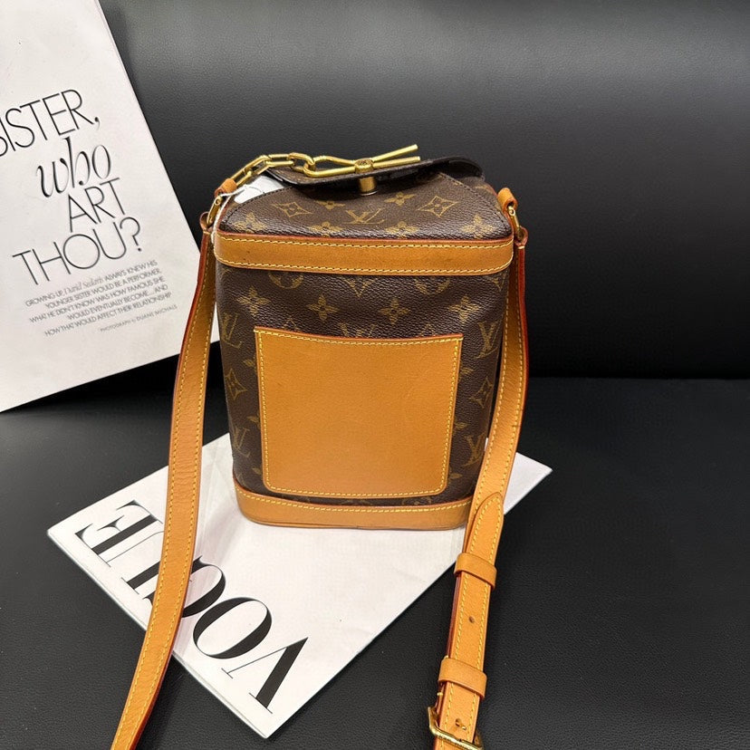 Louis Vuitton Monogram Brown Limited EDiortion Milk Box Crossbody Bag