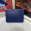 Louis Vuitton Microchip Blue Monogram Clutch