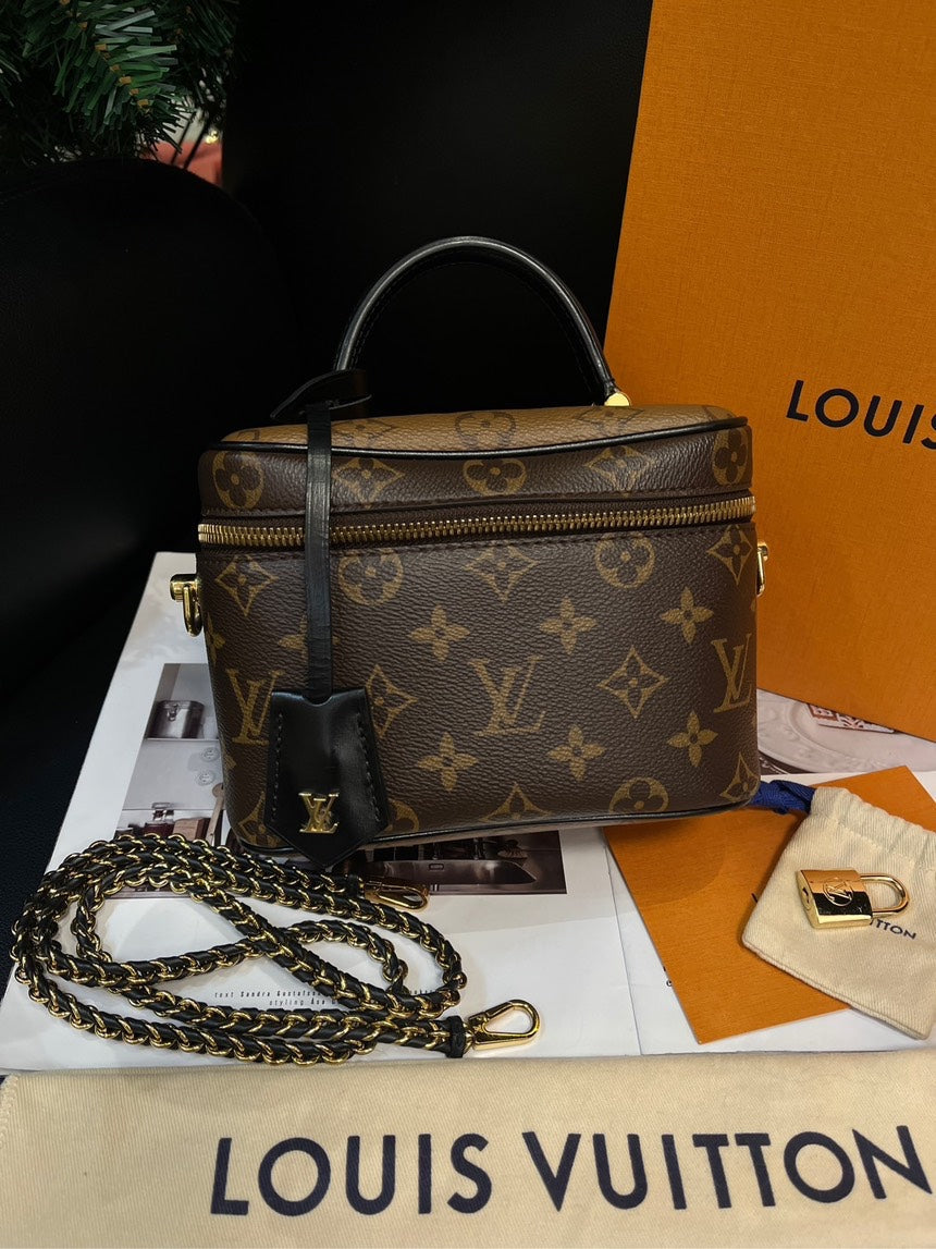 Louis Vuitton Chip Caramel Color Block Vanity Crossbody Bag MeDiorum