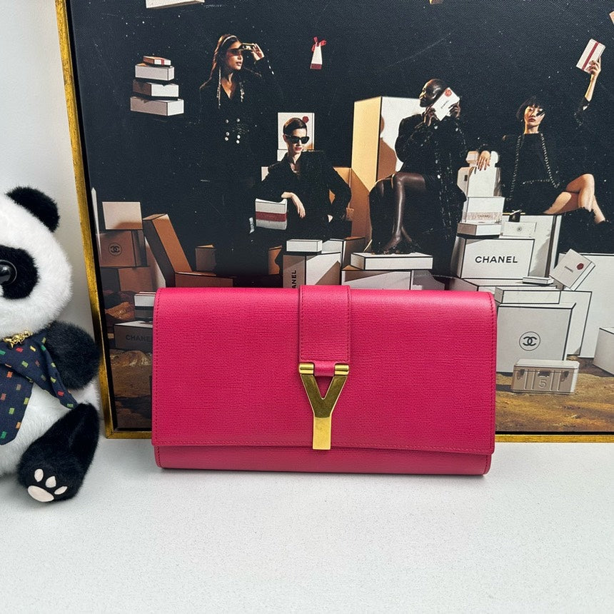 Saint Laurent Chyc Pink Clutch Bag