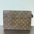 Louis Vuitton Monogram Brown Clutch Bag
