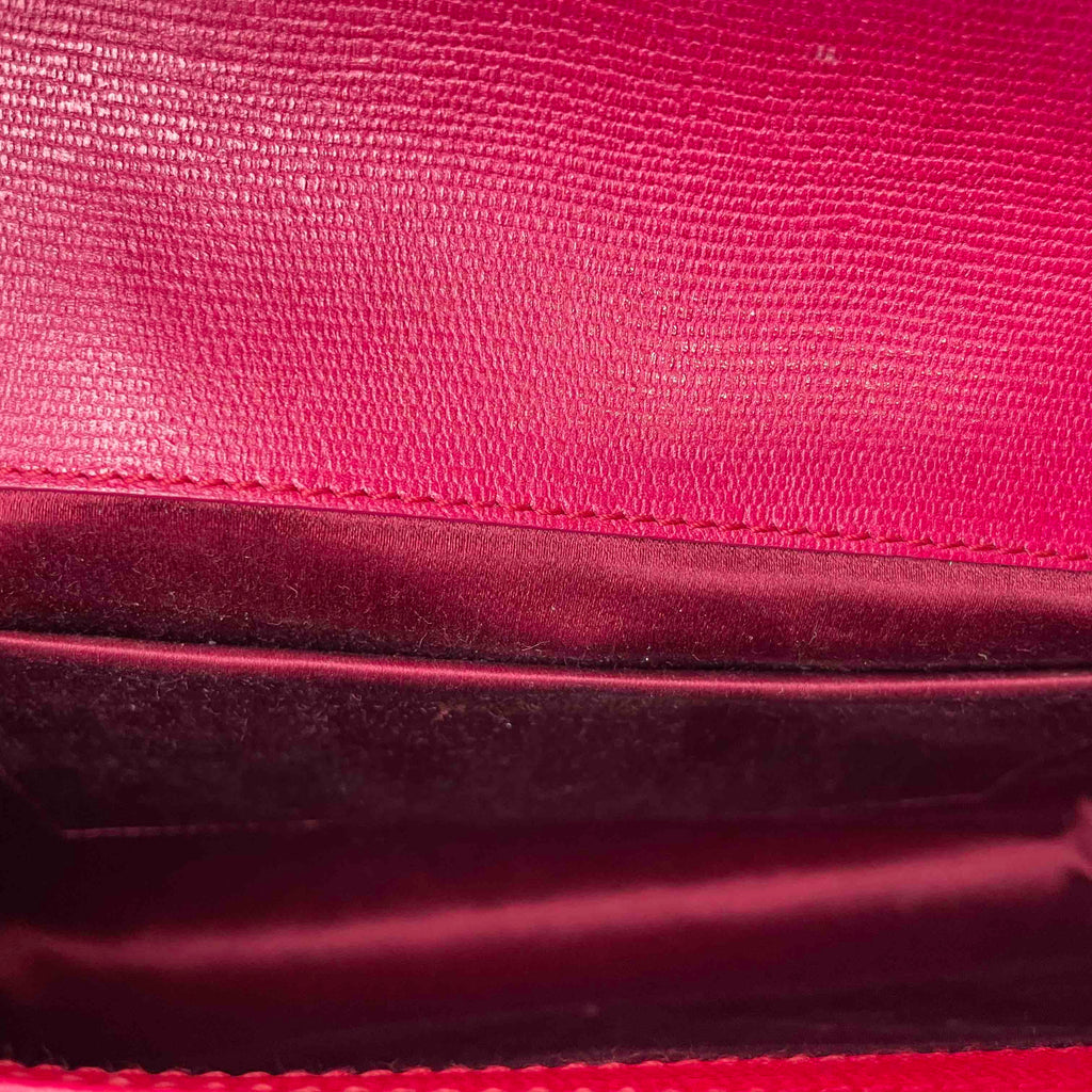 Saint Laurent Y Ligne Pink Clutch