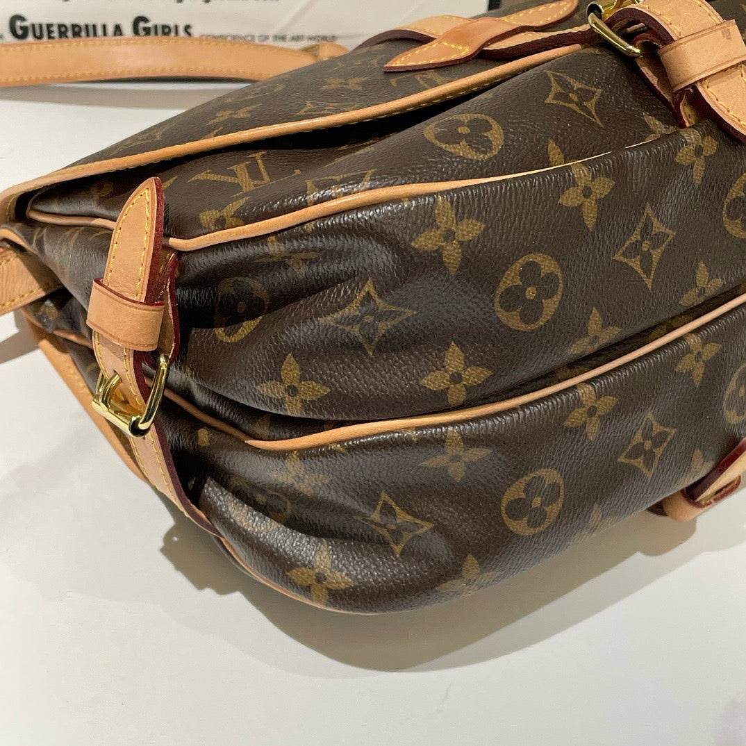 Louis Vuitton Saumur PM Brown Shoulder Bag