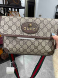 Gucci OphiDiora Beige Canvas Crossbody Bag
