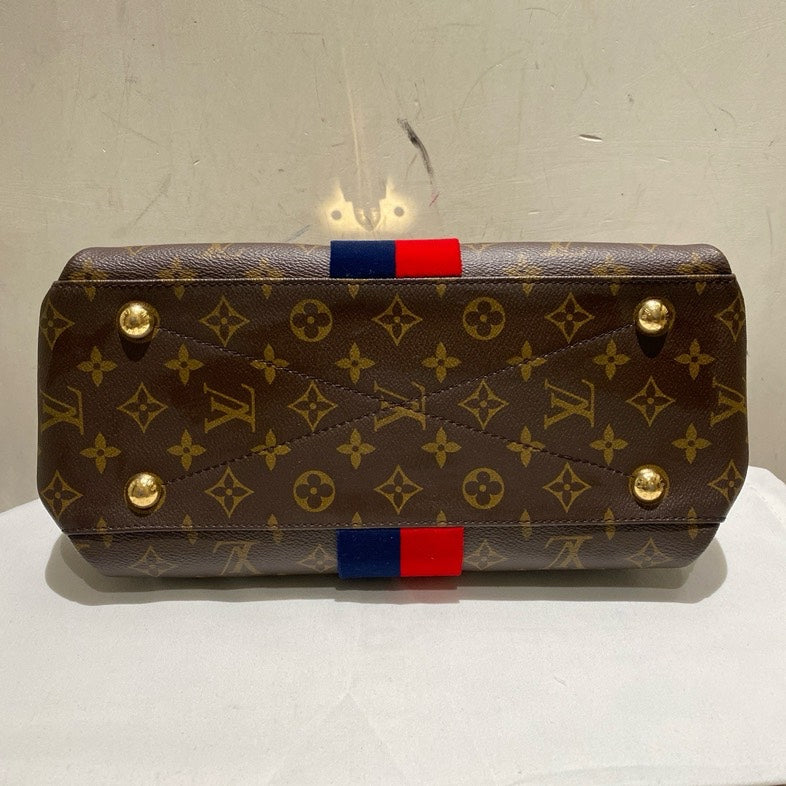 Louis Vuitton Georges Monogram Canvas Bag with Shoulder Strap Brown