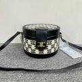 Celine Vanity Bag Black and White Monogram Crossbody