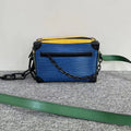 Louis Vuitton Soft Trunk Bag Blue Yellow Crossbody