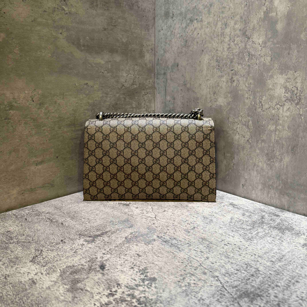 Gucci Dionysus GG Supreme Beige Shoulder Bag