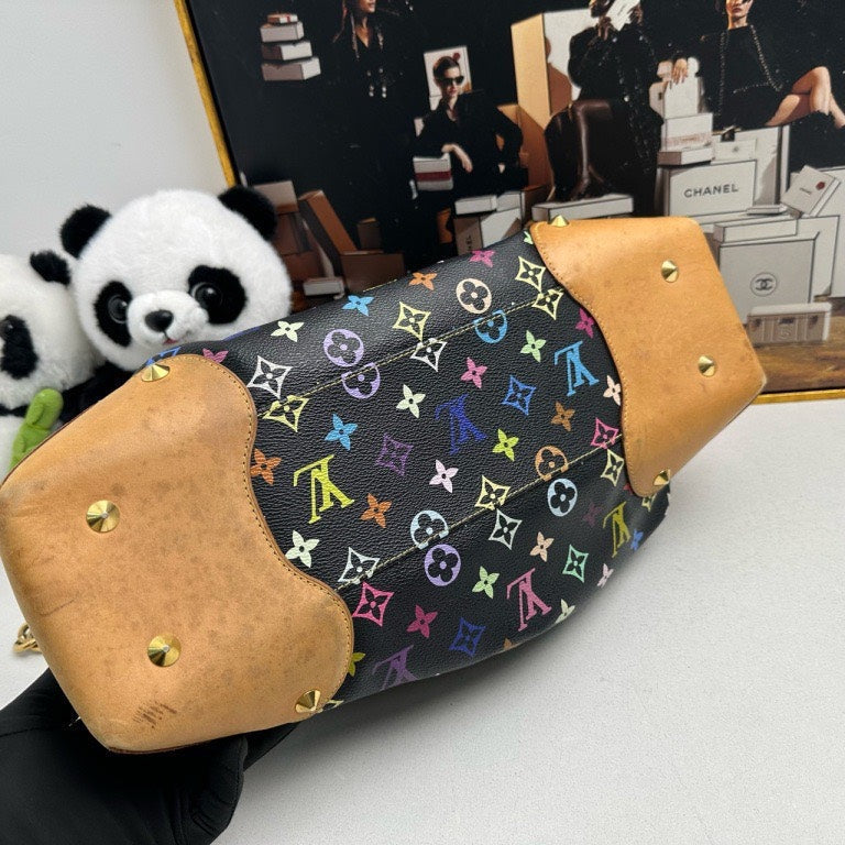 Louis Vuitton Multicolore Brest Shoulder Bag Black