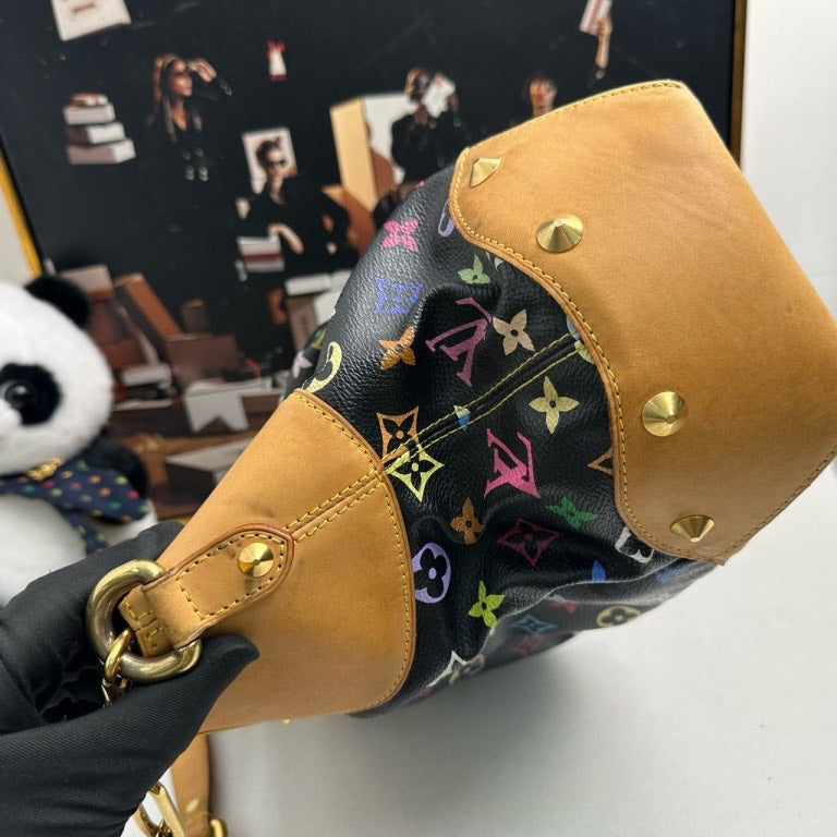 Louis Vuitton Multicolore Brest Shoulder Bag Black