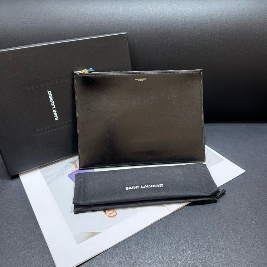 Saint Laurent Paris Black Clutch