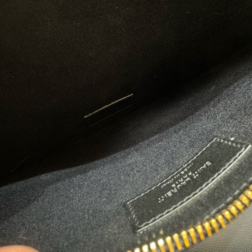Saint Laurent Paris Black Clutch