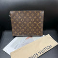 Louis Vuitton Monogram Brown Clutch Bag