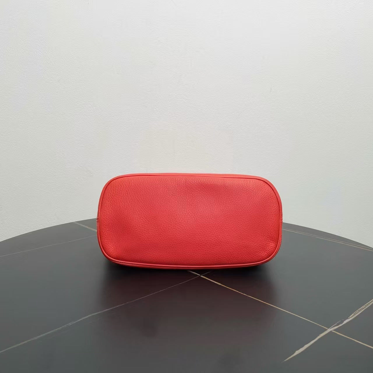 Gucci Red Leather Shell Wrap Shoulder Bag