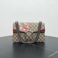 Gucci Dionysus Floral Beige Canvas Shoulder Bag