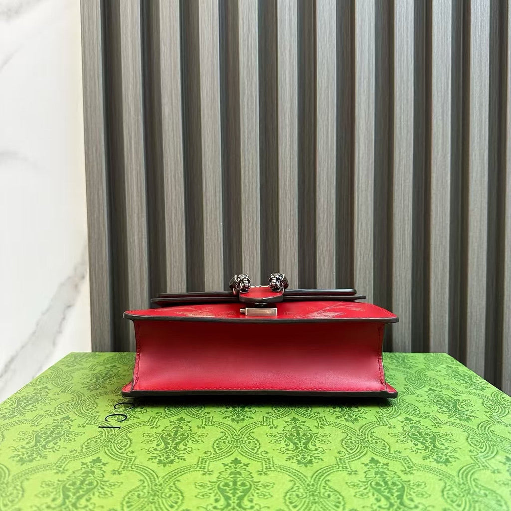 Gucci Dionysus Red Floral Shoulder Bag