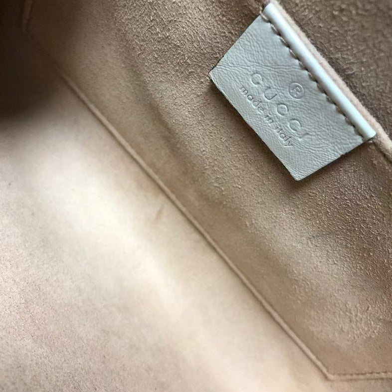 Gucci Ophidia White Shoulder Bag