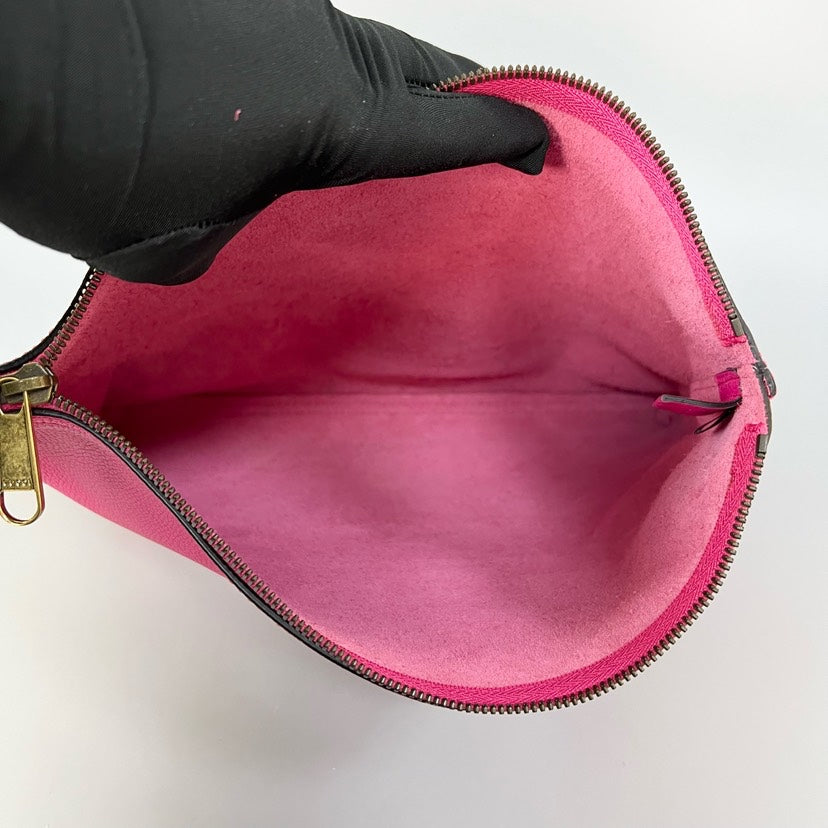Gucci Pink Logo Clutch Bag