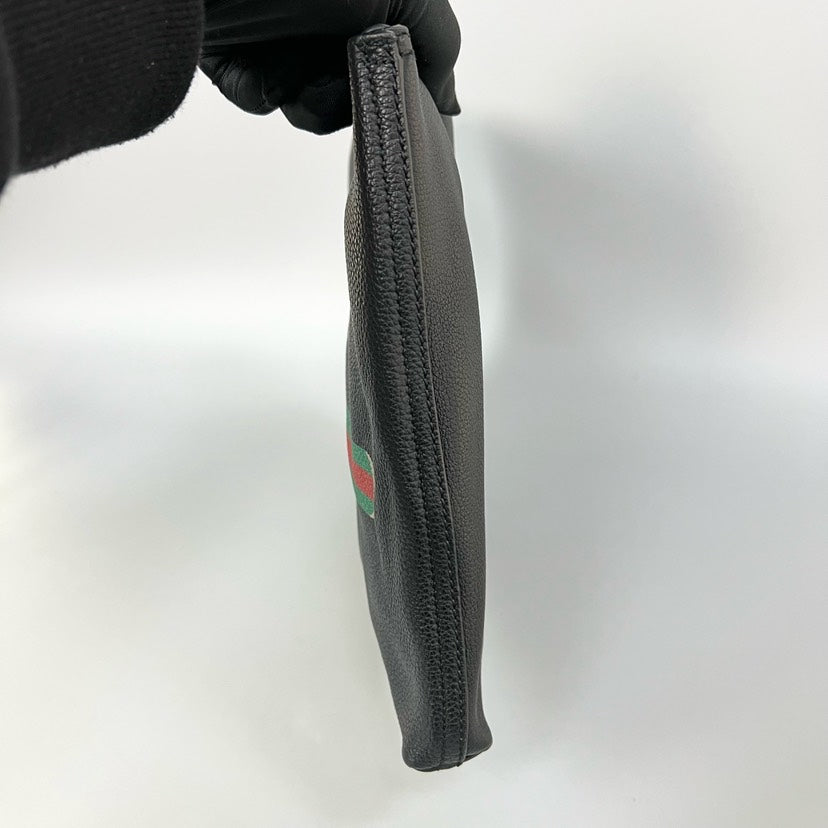 Gucci Black Logo Clutch Bag