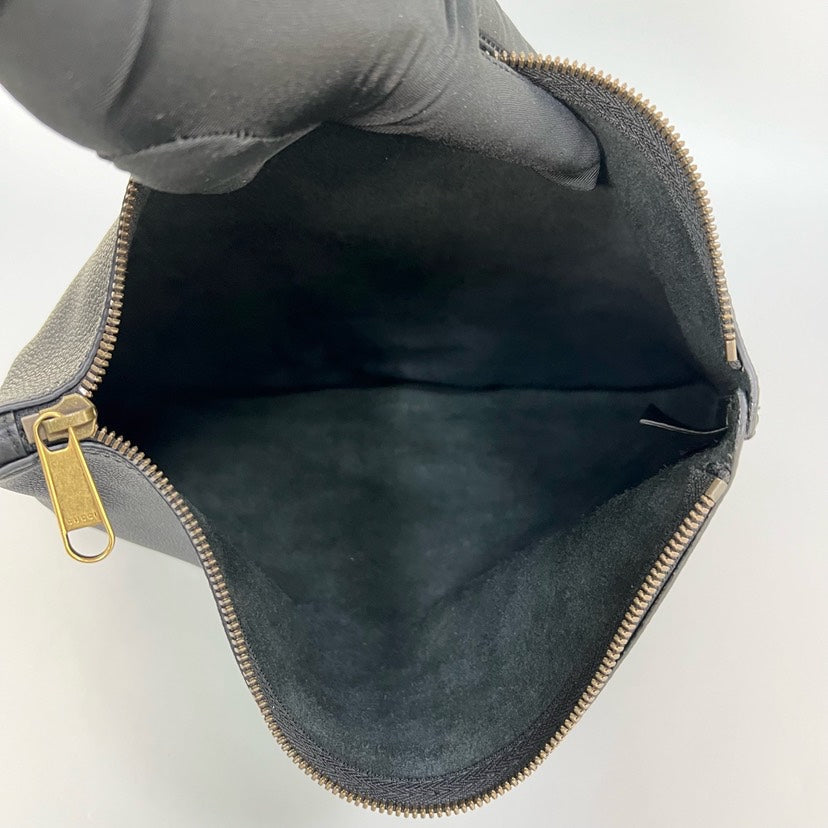Gucci Black Logo Clutch Bag