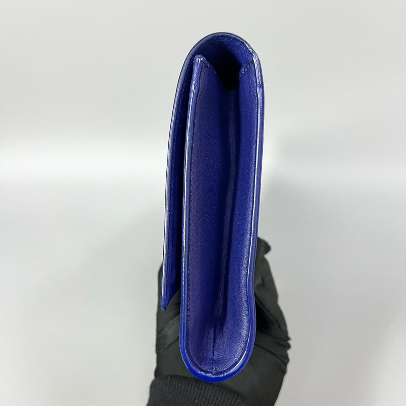 Saint Laurent Belle de Jour Blue Clutch