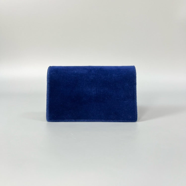 Gucci Dioronysus Mini VeLouis Vuittonet Crossbody Blue