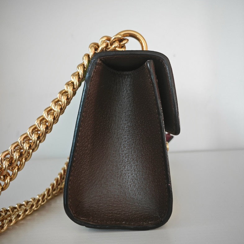 Gucci SyLouis Vuittonie Floral Print Shoulder Bag