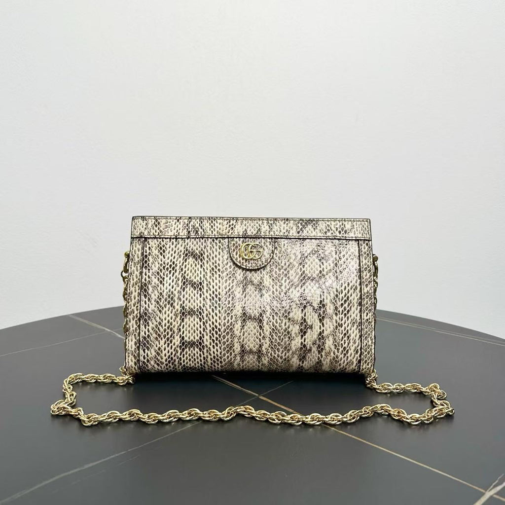 Gucci GG Ophidia Python Shoulder Bag