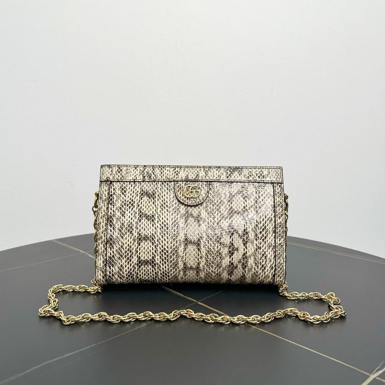 Gucci GG Ophidia Python Shoulder Bag