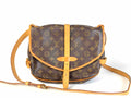 Louis Vuitton Monogram Canvas Crossbody Bag Brown