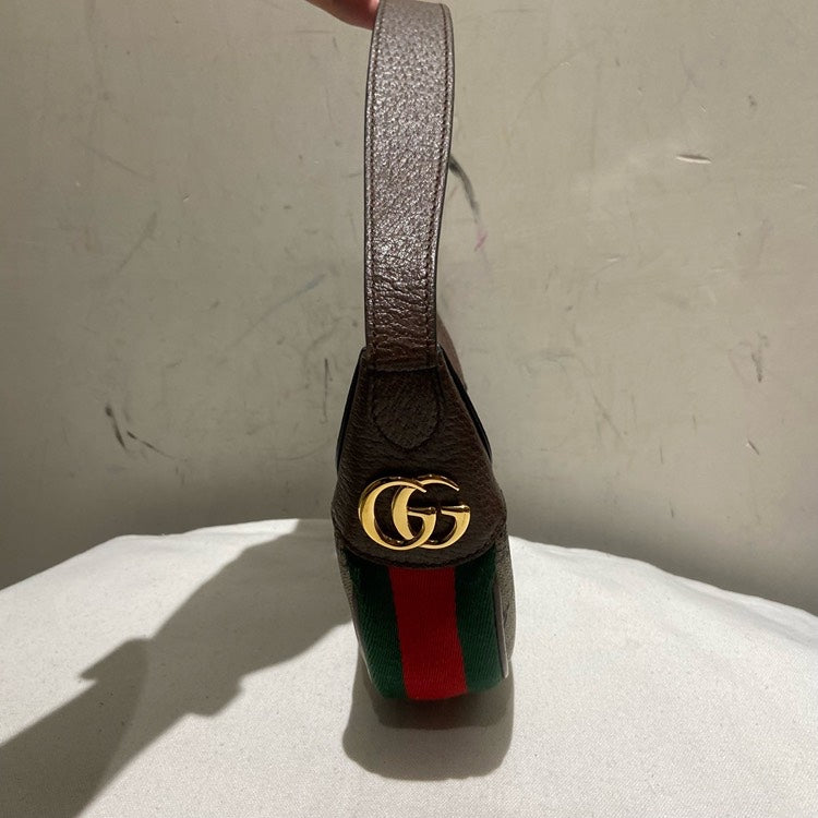 Gucci GG Supreme Brown Shoulder Bag