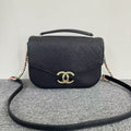 Chanel Flap Bag Quilted Black Leather Shoulder Bag