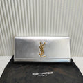 Preloved Saint Laurent YSL SiLouis Vuittoner Metallic Clutch 12239639