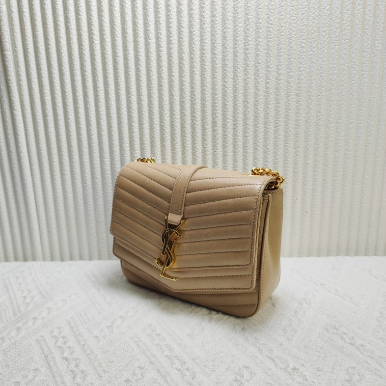 YSL Envelope Bag Beige Shoulder Bag 12185533