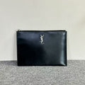 Preloved YSL Saint Laurent Black Leather Clutch