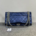 Chanel 2.55 Bag Navy Leather Shoulder Bag