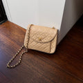 Chanel Leather Chain Shoulder Bag Beige - AF606