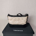 Chanel Gabrielle Bag 5010607 Beige Black Shoulder Bag