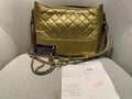Chanel Quilted Gold Shoulder Bag