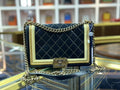 Chanel Boy Bag Black Quilted Leather Shoulder Bag