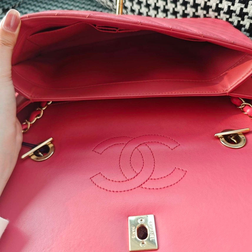 Chanel Trendy CC Pink Quilted Shoulder Bag