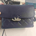 Chanel Quilted Blue Shoulder Bag 12334088