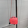Chanel Pink Leather Chain Shoulder Bag