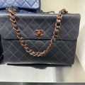 Preloved Chanel Classic Flap Bag Black Shoulder Bag