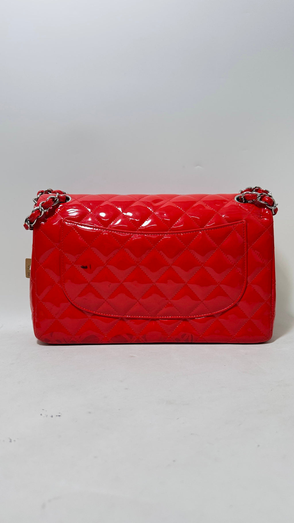 Chanel Flap Patent Leather Bag in Red - Shoulder Bag