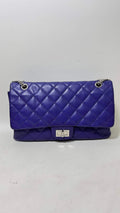Chanel 2.55 Bag Purple Quilted Leather Shoulder Bag