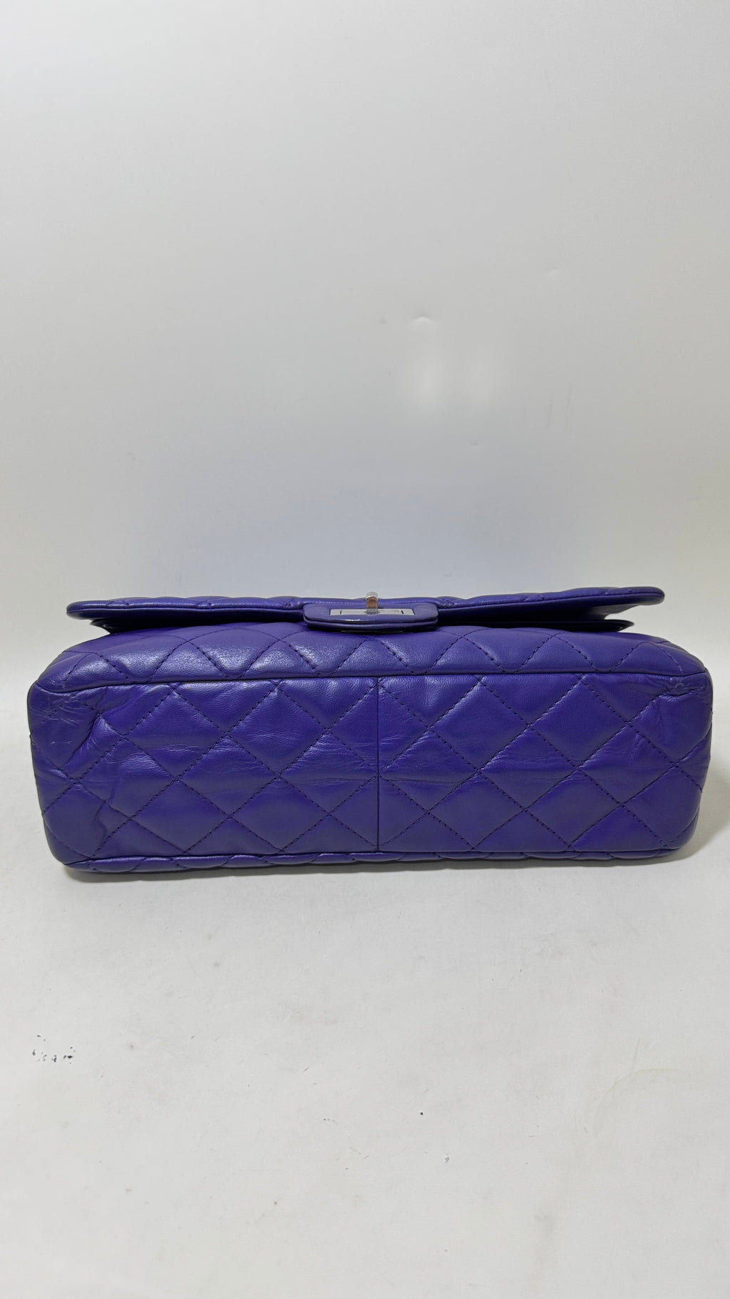 Chanel 2.55 Bag Purple Quilted Leather Shoulder Bag