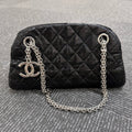 Chanel 2.55 Black Quilted Lambskin Chain Shoulder Bag
