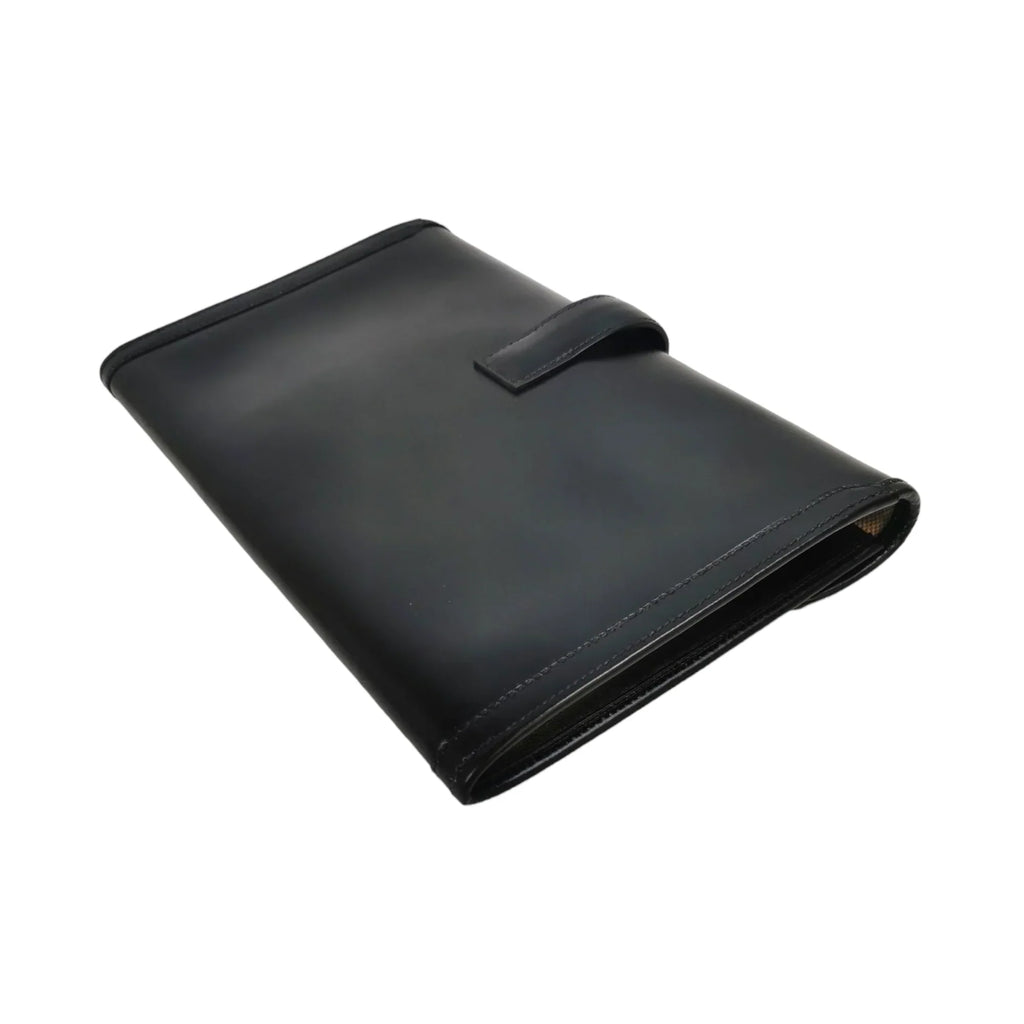 Hermès Jige Elan Clutch Small Black Box Calfskin